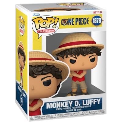 Funko POP! TV: One Piece Monkey D. Luffy Offizieller Fanartikel und Merch Vinyl Sammelfigur als Regal Deko Geschenkidee zum Geburtstag für Fans und Sammler Funko POP! TV: One Piece Monkey D. Luffy Offizieller Fanartikel und Merch Vinyl Sammelfigur als Regal Deko Geschenkidee zum Geburtstag für Fans und Sammler