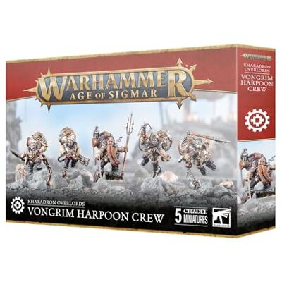 Games Workshop Warhammer Age of Sigmar Kharadron Overlords: Vongrim Harpoon Crew/Vongrim Salvagers Games Workshop Warhammer Age of Sigmar Kharadron Overlords: Vongrim Harpoon Crew/Vongrim Salvagers
