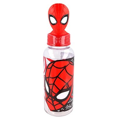 Marvel Spider-Man Kindgerechte Wiederverwendbare Plastikflasche - 560 ml Marvel Spider-Man Kindgerechte Wiederverwendbare Plastikflasche - 560 ml