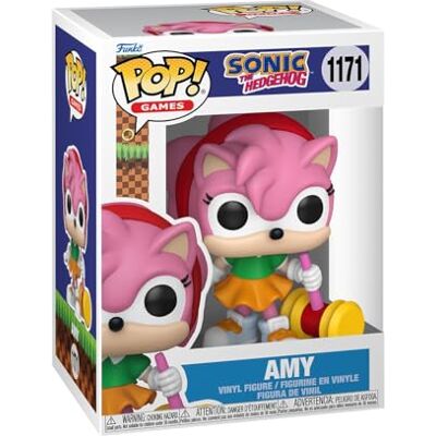 POP Funko ! Games: Sonic the Hedgehog Amy Rose with Chase Offizieller Fanartikel und Merch Vinyl Sammelfigur als Regal Deko Geschenkidee zum Geburtstag für Fans und Sammler POP Funko ! Games: Sonic the Hedgehog Amy Rose with Chase Offizieller Fanartikel und Merch Vinyl Sammelfigur als Regal Deko Geschenkidee zum Geburtstag für Fans und Sammler