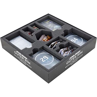 Feldherr Schaumstoff-Set kompatibel mit Star Wars: Outer Rim Offene Rechnungen Brettspielbox Feldherr Schaumstoff-Set kompatibel mit Star Wars: Outer Rim Offene Rechnungen Brettspielbox