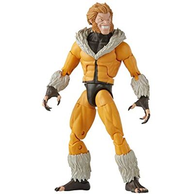 Marvel Legends Series X-Men Sabretooth, 15 cm große Action-Figur zum Sammeln, 3 Build-A-Figure Elemente Marvel Legends Series X-Men Sabretooth, 15 cm große Action-Figur zum Sammeln, 3 Build-A-Figure Elemente