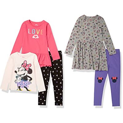 Amazon Disney Marvel Star Wars Frozen Princess Mädchen Outfit-Sets zum Kombinieren, 5er-Pack, Love/Minnie/Einhorn, 4 Jahre Amazon Disney Marvel Star Wars Frozen Princess Mädchen Outfit-Sets zum Kombinieren, 5er-Pack, Love/Minnie/Einhorn, 4 Jahre