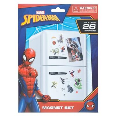 Grupo Erik Set Marvel Spiderman Magnete Magnet Kühlschrank Größe ca. 14,5 x 21 cm Offizieller Marvel Spider Man Merch Geschenke Fanartikel Grupo Erik Set Marvel Spiderman Magnete Magnet Kühlschrank Größe ca. 14,5 x 21 cm Offizieller Marvel Spider Man Merch Geschenke Fanartikel