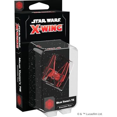 Atomic Fantasy Flight Games Star Wars X-Wing Second Edition: First Order: Major Vonreg's TIE Expansion Pack Miniature Game Atomic Fantasy Flight Games Star Wars X-Wing Second Edition: First Order: Major Vonreg's TIE Expansion Pack Miniature Game