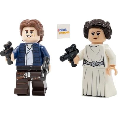 Lego Star Wars: Han Solo Minifigur und Prinzessin Leia Combo Lego Star Wars: Han Solo Minifigur und Prinzessin Leia Combo