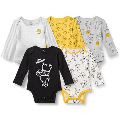 Amazon Disney Marvel Star Wars Unisex Baby Langärmelige Bodys, 5er Pack, Winnie The Pooh Oh Bother, 24 Monate Amazon Disney Marvel Star Wars Unisex Baby Langärmelige Bodys, 5er Pack, Winnie The Pooh Oh Bother, 24 Monate