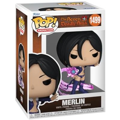 Funko POP! Animation: Sieben Todsünden Merlin Sammelfigur aus Vinyl Offizielle Merchandise Spielzeug für Kinder & Erwachsene Anime-Fans und Display Funko POP! Animation: Sieben Todsünden Merlin Sammelfigur aus Vinyl Offizielle Merchandise Spielzeug für Kinder & Erwachsene Anime-Fans und Display
