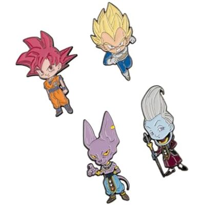 Grupo Erik Dragonball Super Saga Broche Anstecker Pin Merch Broschen für Kleidung Set 4 Buttons Anime Manga Dragon Ball Accessoires Fanartikel Grupo Erik Dragonball Super Saga Broche Anstecker Pin Merch Broschen für Kleidung Set 4 Buttons Anime Manga Dragon Ball Accessoires Fanartikel