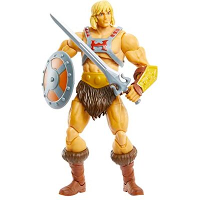 Masters of the Universe Masterverse Revelation He-Man Action Figure, 7-in MOTU Battle Figure for Storytelling Play, Gift Age 6+ And Adult Collectors, GYV09 Masters of the Universe Masterverse Revelation He-Man Action Figure, 7-in MOTU Battle Figure for Storytelling Play, Gift Age 6+ And Adult Collectors, GYV09