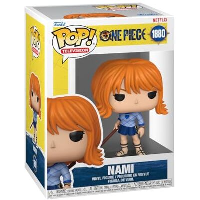 Funko POP! TV: One Piece Nami Offizieller Fanartikel und Merch Vinyl Sammelfigur als Regal Deko Geschenkidee zum Geburtstag für Fans und Sammler Funko POP! TV: One Piece Nami Offizieller Fanartikel und Merch Vinyl Sammelfigur als Regal Deko Geschenkidee zum Geburtstag für Fans und Sammler