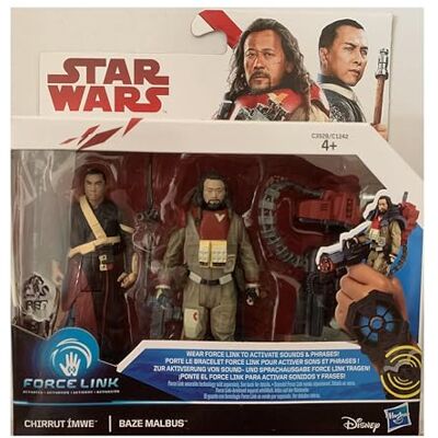 Star Wars CHIRRUT DOZENTEN UND BAZE MALBUS FORCE LINK ACTION FIGUR 3 PACK Star Wars CHIRRUT DOZENTEN UND BAZE MALBUS FORCE LINK ACTION FIGUR 3 PACK
