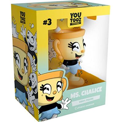 YouTooz You Tooz Cuphead Ms. Kelch Figur 11,4 cm Vinyl-Figur aus der Cuphead Collection YouTooz You Tooz Cuphead Ms. Kelch Figur 11,4 cm Vinyl-Figur aus der Cuphead Collection