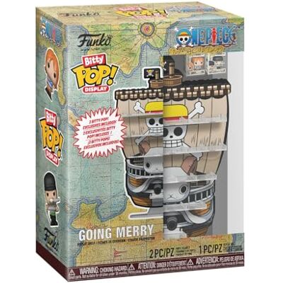 Funko Bitty POP! Display: One Piece Going Merry Offizieller Fanartikel und Merch Spielzeug zum Sammeln Geschenkidee zum Geburtstag für Fans und Sammler Funko Bitty POP! Display: One Piece Going Merry Offizieller Fanartikel und Merch Spielzeug zum Sammeln Geschenkidee zum Geburtstag für Fans und Sammler