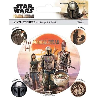 Star Wars Aufkleber-Set The Mandalorian Legacy Vinyl 10 x 12,5 cm Star Wars Aufkleber-Set The Mandalorian Legacy Vinyl 10 x 12,5 cm