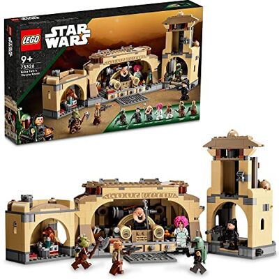 Lego 75326 Star Wars Boba Fetts Thronsaal, Spielzeug-Haus zum Bauen mit Jabbas Palast und 7 Minifiguren, darunter Boba Fett, Fennec Shand und Bib Fortuna, Modell-Gebäude für Kinder ab 9 Jahren Lego 75326 Star Wars Boba Fetts Thronsaal, Spielzeug-Haus zum Bauen mit Jabbas Palast und 7 Minifiguren, darunter Boba Fett, Fennec Shand und Bib Fortuna, Modell-Gebäude für Kinder ab 9 Jahren