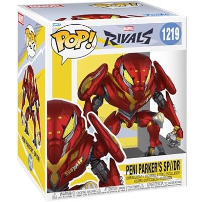 Funko POP! Super: Marvel Peni Parker's SP//DR Offizieller Fanartikel und Merch Vinyl Sammelfigur als Regal Deko Geschenkidee zum Geburtstag für Fans und Sammler Funko POP! Super: Marvel Peni Parker's SP//DR Offizieller Fanartikel und Merch Vinyl Sammelfigur als Regal Deko Geschenkidee zum Geburtstag für Fans und Sammler