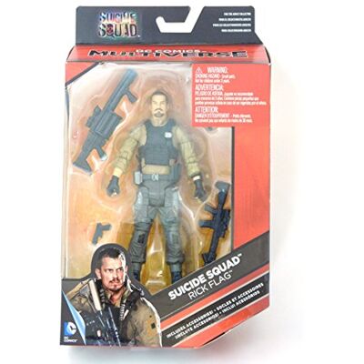DC Comics Suicide Squad Rick Flag Figur mit Bewaffnung Figurengröße ca 15 cm DC Comics Suicide Squad Rick Flag Figur mit Bewaffnung Figurengröße ca 15 cm