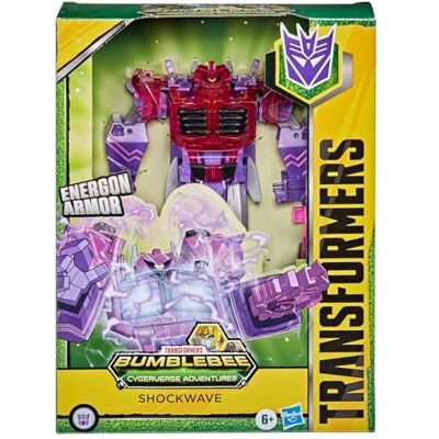Transformers E7113ES0 Toys Cyberverse Ultimate Class Shockwave Action-Figur, kombiniert mit Energon Armour zum Power Up, f r Kinder ab 6 Jahren, 22,9 cm Transformers E7113ES0 Toys Cyberverse Ultimate Class Shockwave Action-Figur, kombiniert mit Energon Armour zum Power Up, f r Kinder ab 6 Jahren, 22,9 cm