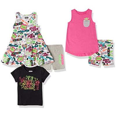 Amazon Disney Marvel Star Wars Frozen Princess Mädchen Outfit-Sets zum Kombinieren, 5er-Pack, Star Wars Rebel, 9 Jahre Amazon Disney Marvel Star Wars Frozen Princess Mädchen Outfit-Sets zum Kombinieren, 5er-Pack, Star Wars Rebel, 9 Jahre