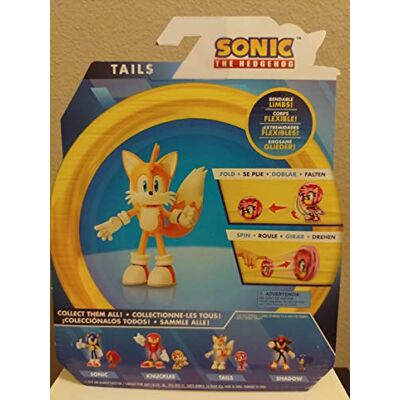 Sonic The Hedgehog Jakks Tails Action Spielfigur 10 cm mit drehbarer Amy Scheibe, Wave 1, 10 cm, Minipuppen 400524 Sonic The Hedgehog Jakks Tails Action Spielfigur 10 cm mit drehbarer Amy Scheibe, Wave 1, 10 cm, Minipuppen 400524