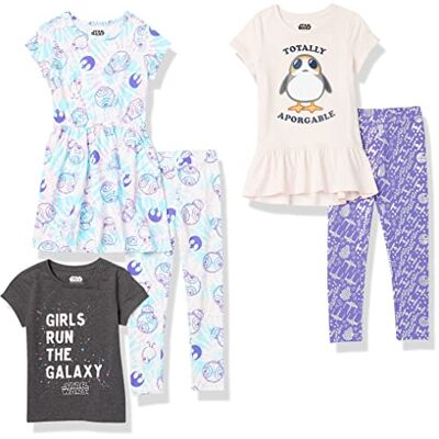Amazon Disney Marvel Star Wars Frozen Princess Mädchen Outfit-Sets zum Kombinieren, 5er-Pack, Star Wars/Pinguin, 3 Jahre Amazon Disney Marvel Star Wars Frozen Princess Mädchen Outfit-Sets zum Kombinieren, 5er-Pack, Star Wars/Pinguin, 3 Jahre
