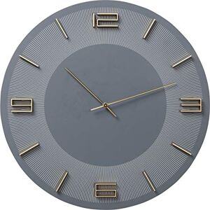 Kare Design Wanduhr Leonardo Grau/Gold, 49cm Durchmesser, Groß, Modern, Uhr, Analog, Batteriebetrieben, Wohnzimmer, Küche, Schlafzimmer, Büro,Batterie nicht inklusive Kare Design Wanduhr Leonardo Grau/Gold, 49cm Durchmesser, Groß, Modern, Uhr, Analog, Batteriebetrieben, Wohnzimmer, Küche, Schlafzimmer, Büro,Batterie nicht inklusive