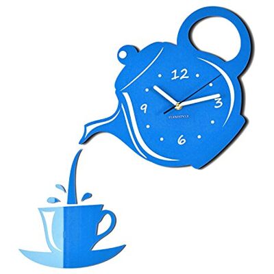 FLEXISTYLE Moderne Wanduhr - Leiser 3D-Design 45cm EU FLEXISTYLE Moderne Wanduhr - Leiser 3D-Design 45cm EU