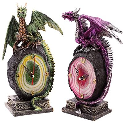 Geode Draak Wanduhr - Uhr Geode Draak Wanduhr - Uhr
