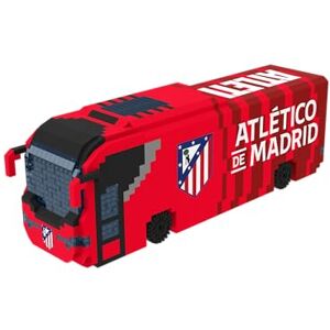 FOCO Offizielles Lizenzprodukt BRXLZ-Steine 3D-Fußball-Reisebus Bau-Set (Atletico Madrid) FOCO Offizielles Lizenzprodukt BRXLZ-Steine 3D-Fußball-Reisebus Bau-Set (Atletico Madrid)