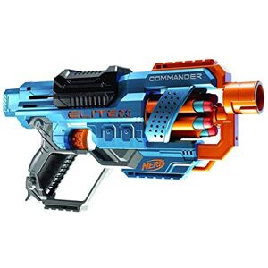 NERF Elite 2.0 Commander RD-6 Blaster, 12 Darts, 6-Dart Rotationstrommel, Tactical Rail Steckschienen, Befestigungspunkte, Mehrfarbig, 6.7 x 36.2 x 24.1 cm, für Jungen und Mädchen NERF Elite 2.0 Commander RD-6 Blaster, 12 Darts, 6-Dart Rotationstrommel, Tactical Rail Steckschienen, Befestigungspunkte, Mehrfarbig, 6.7 x 36.2 x 24.1 cm, für Jungen und Mädchen