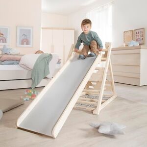 roba Rutschbrett aus Holz Zubehör für Kletterdreieck & Spielturm Beidseitig nutzbar als Rutsche & Kletterelement Einhängbar in Sprossenrahmen Ab 24 Monaten geeignet roba Rutschbrett aus Holz Zubehör für Kletterdreieck & Spielturm Beidseitig nutzbar als Rutsche & Kletterelement Einhängbar in Sprossenrahmen Ab 24 Monaten geeignet