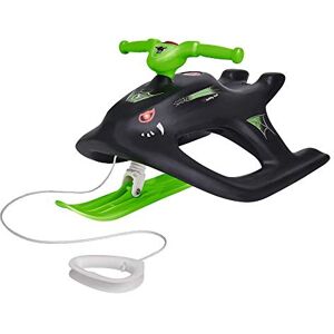 BIG Spielwarenfabrik BIG-Bobby-Bob Wild Spider Kinderschlitten, Zugseil mit Griff, leichte Lenkung mit Metallkufen, lenkbarer Kinderbob, für Kinder ab 4 Jahren, Schwarz BIG Spielwarenfabrik BIG-Bobby-Bob Wild Spider Kinderschlitten, Zugseil mit Griff, leichte Lenkung mit Metallkufen, lenkbarer Kinderbob, für Kinder ab 4 Jahren, Schwarz