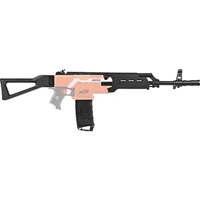 Blasterparts AK47 Body Kit Mod Upgrade Kit für NERF N-Strike Elite Stryfe & Phoenix CS-6-12-teiliges Set schwarz Blaster-Modding & Zubehör Blasterparts AK47 Body Kit Mod Upgrade Kit für NERF N-Strike Elite Stryfe & Phoenix CS-6-12-teiliges Set schwarz Blaster-Modding & Zubehör