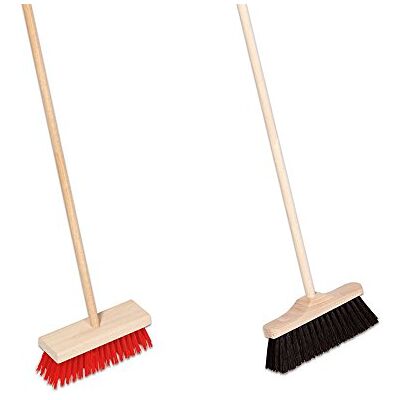 goki Kinder-Besen-Set 2-tlg. Holz-Besen für Drinnen und Draußen Spielzeug goki Kinder-Besen-Set 2-tlg. Holz-Besen für Drinnen und Draußen Spielzeug