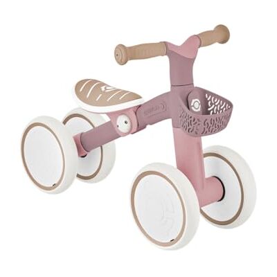 Globber Learning Bike – Laufrad ab 1 Jahr höhenverstellbar Aufsitzrad & Lernrad 7 Zoll Eva-Bereifung 4-rädrig Laufrad für Kleinkinder Beere Globber Learning Bike – Laufrad ab 1 Jahr höhenverstellbar Aufsitzrad & Lernrad 7 Zoll Eva-Bereifung 4-rädrig Laufrad für Kleinkinder Beere