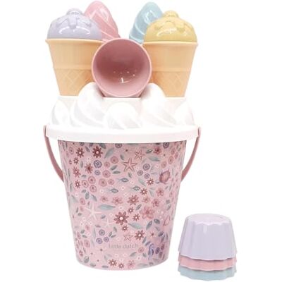 Little Dutch Sandspielset Eimer 14-teilig Eiscreme Eimerset Sandspielzeug Strandspielzeug Sandkasten für Mädchen ab 18 Monate Dreamy Mermaid Little Dutch Sandspielset Eimer 14-teilig Eiscreme Eimerset Sandspielzeug Strandspielzeug Sandkasten für Mädchen ab 18 Monate Dreamy Mermaid