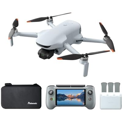 Potensic ATOM 3 Fly More Combo(RC PTD 2), Drohne mit 4K Kamera, 4K/60fps HDR-Video, 8K Foto, 1/1,3" Sensor, 120 Min. Flugzeit, 16KM Übertragung, AI Folgen 2.0, Med-Tele, < 249 g, Drone, C0 Potensic ATOM 3 Fly More Combo(RC PTD 2), Drohne mit 4K Kamera, 4K/60fps HDR-Video, 8K Foto, 1/1,3" Sensor, 120 Min. Flugzeit, 16KM Übertragung, AI Folgen 2.0, Med-Tele, < 249 g, Drone, C0