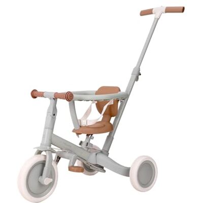 Little Dutch 4-in-1 Dreirad mit Schubstange Laufrad grün Little Dutch 4-in-1 Dreirad mit Schubstange Laufrad grün