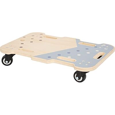 small foot Rollbrett "Adventure" aus Holz, Kindersport ab 3 Jahren, mit Haltegriffen und Umlenkrollen, Art. 12244 small foot Rollbrett "Adventure" aus Holz, Kindersport ab 3 Jahren, mit Haltegriffen und Umlenkrollen, Art. 12244