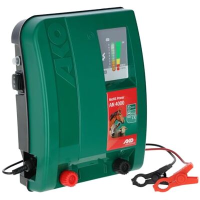AKO Fencing AKO Mobil Power AN 4000, Weidezaungerät Expert, 12 V Akkugerät, Input Joule: 5.50 J, max. Spannung: 11.900 V, für Zäune bis: 35 km, 5 Jahre Garantie, Made in Germany AKO Fencing AKO Mobil Power AN 4000, Weidezaungerät Expert, 12 V Akkugerät, Input Joule: 5.50 J, max. Spannung: 11.900 V, für Zäune bis: 35 km, 5 Jahre Garantie, Made in Germany