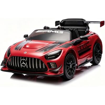 Playhouse Mercedes GT3 4x4-4 Motoren, Bluetooth, Lizenz, Ledersitz, Lackiert, 2 Stoßdämpfer, Eva Räder, 12V 9ah, Fernbedienung,Kinder Elektroauto, Kinderauto Kinderfahrzeug (Rot) Playhouse Mercedes GT3 4x4-4 Motoren, Bluetooth, Lizenz, Ledersitz, Lackiert, 2 Stoßdämpfer, Eva Räder, 12V 9ah, Fernbedienung,Kinder Elektroauto, Kinderauto Kinderfahrzeug (Rot)