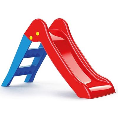 DOLU Meine erste mittelgroße Gartens rutsche für Kinder Blaue Leiter und rote Rutsche, klappbar für den Innen- oder Außenbereich (H70cm x L111 x B104 cm) DOLU Meine erste mittelgroße Gartens rutsche für Kinder Blaue Leiter und rote Rutsche, klappbar für den Innen- oder Außenbereich (H70cm x L111 x B104 cm)