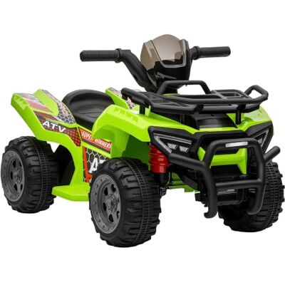 HOMCOM Kinder Quad Elektro 6V Kinderquad mit Vorwärtsfunktion Grün Musik, Elektroauto, Elektro-Quad für Kinder 1,5-3 Jahre HOMCOM Kinder Quad Elektro 6V Kinderquad mit Vorwärtsfunktion Grün Musik, Elektroauto, Elektro-Quad für Kinder 1,5-3 Jahre
