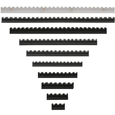 Blasterparts Worker Picatinny Rail kompatibel für Nerf Tactical Rail Schwarz 19cm Dartblaster Modding Blaster-Tuning & Zubehör Blasterparts Worker Picatinny Rail kompatibel für Nerf Tactical Rail Schwarz 19cm Dartblaster Modding Blaster-Tuning & Zubehör