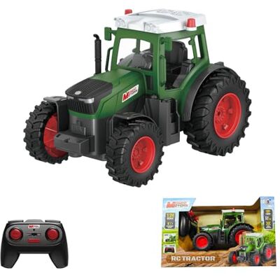 Mondo Motors Funkferngesteuertes Traktor, Modell im Maßstab 1:24, inkl. wiederaufladbarem Batterien, Spielzeug für Kinder 63863 Mondo Motors Funkferngesteuertes Traktor, Modell im Maßstab 1:24, inkl. wiederaufladbarem Batterien, Spielzeug für Kinder 63863