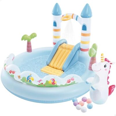 Intex Unicorn Castle Play Center 56148NP (aufgeblasen, 196 x 178 x 127 cm) Intex Unicorn Castle Play Center 56148NP (aufgeblasen, 196 x 178 x 127 cm)