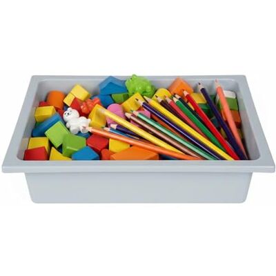 roba Spielwanne Outdoor+ Zubehör für Outdoor-Spielmöbel, Matschküche & Matschtisch Einsatz für Sand, Wasser und Spielideen ca. 6-7 Liter Grau roba Spielwanne Outdoor+ Zubehör für Outdoor-Spielmöbel, Matschküche & Matschtisch Einsatz für Sand, Wasser und Spielideen ca. 6-7 Liter Grau