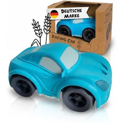 alldoro Rennauto, Spielzeug-Auto für Kinder ab 1 Jahr, Spielfahrzeug robuster Kunststoff-Weizenstroh-Mix, 14,5 cm groß, im Kinderzimmer & als Sandspielzeug, im Garten, Sandkasten oder am Strand alldoro Rennauto, Spielzeug-Auto für Kinder ab 1 Jahr, Spielfahrzeug robuster Kunststoff-Weizenstroh-Mix, 14,5 cm groß, im Kinderzimmer & als Sandspielzeug, im Garten, Sandkasten oder am Strand