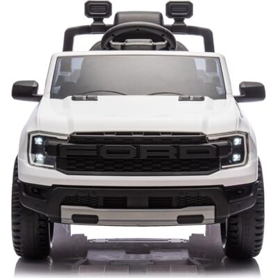 Playhouse Kinder Elektroauto Ford Ranger 90 Watt, 12V 9ah !!, Ledersitz, Bluetooth, 2X Motoren 12v, Eva Räder, Fernbedienung 2.4G, Kinderauto Kinderfahrzeug (Weiß) Playhouse Kinder Elektroauto Ford Ranger 90 Watt, 12V 9ah !!, Ledersitz, Bluetooth, 2X Motoren 12v, Eva Räder, Fernbedienung 2.4G, Kinderauto Kinderfahrzeug (Weiß)